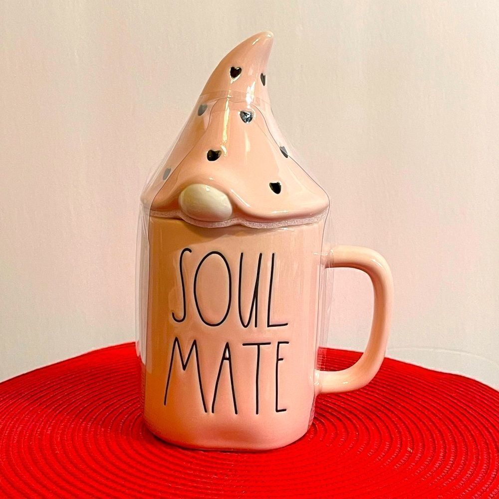 Rae Dunn Soul Mate Gnome Mug NWT